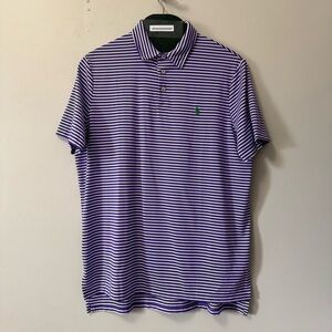 Polo by Ralph Lauren Performance Stripe Purple Stretch Large